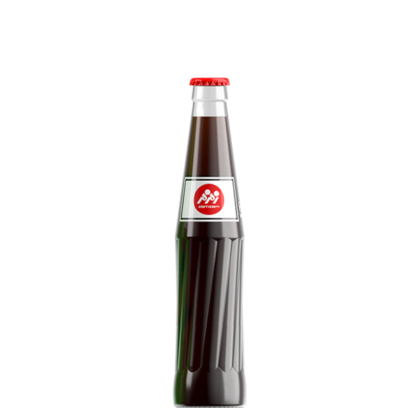 نوشابه گازدار مشکی طعم کولا