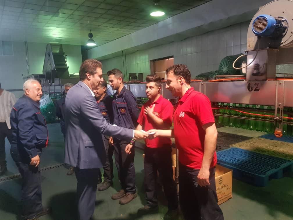 بازدید نوروزی مدیرعامل زمزم ایران از زمزم فارس