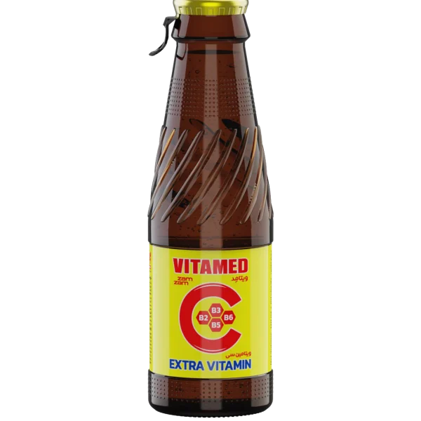 نوشابه گازدار انرژی زا ویتامین سی ویتامد