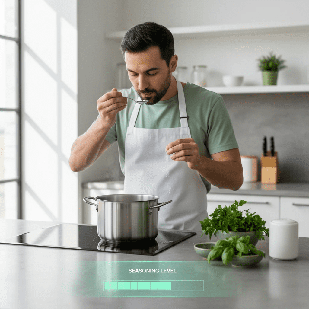 ترفند های رفع شوری غذا