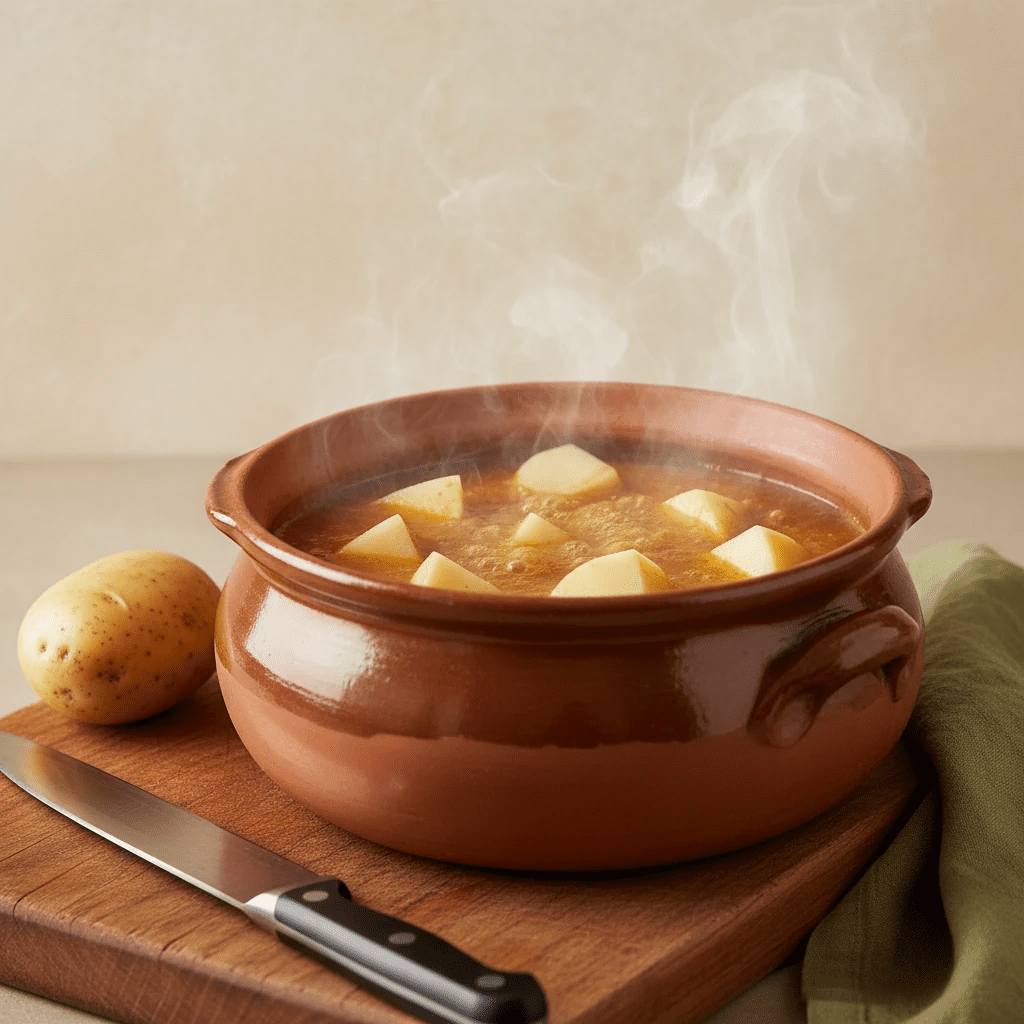 رفع شوری غذا با سیب‌زمینی