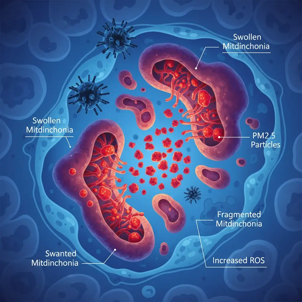 میتوکندری آسیب‌دیده در برابر میتوکندری محافظت شده با ویتامین C