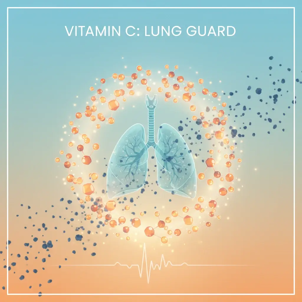 نقش ویتامین C در محافظت از ریه‌ها در برابر آلودگی هوا