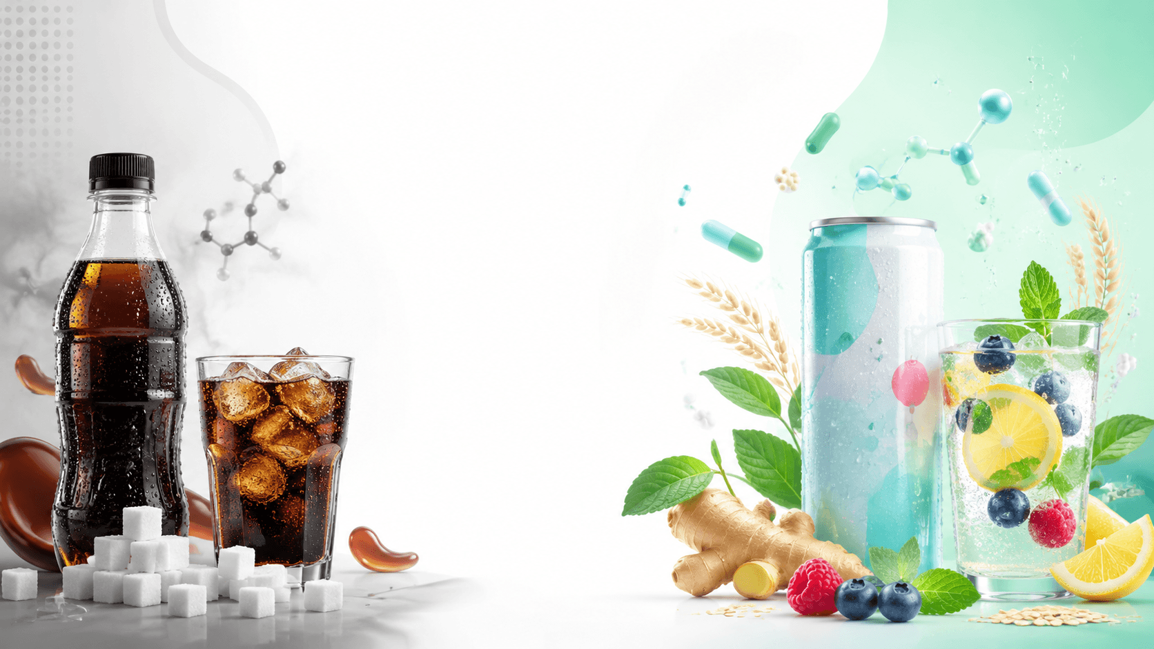 تفاوت نوشابه پروبیوتیک با نوشابه معمولی