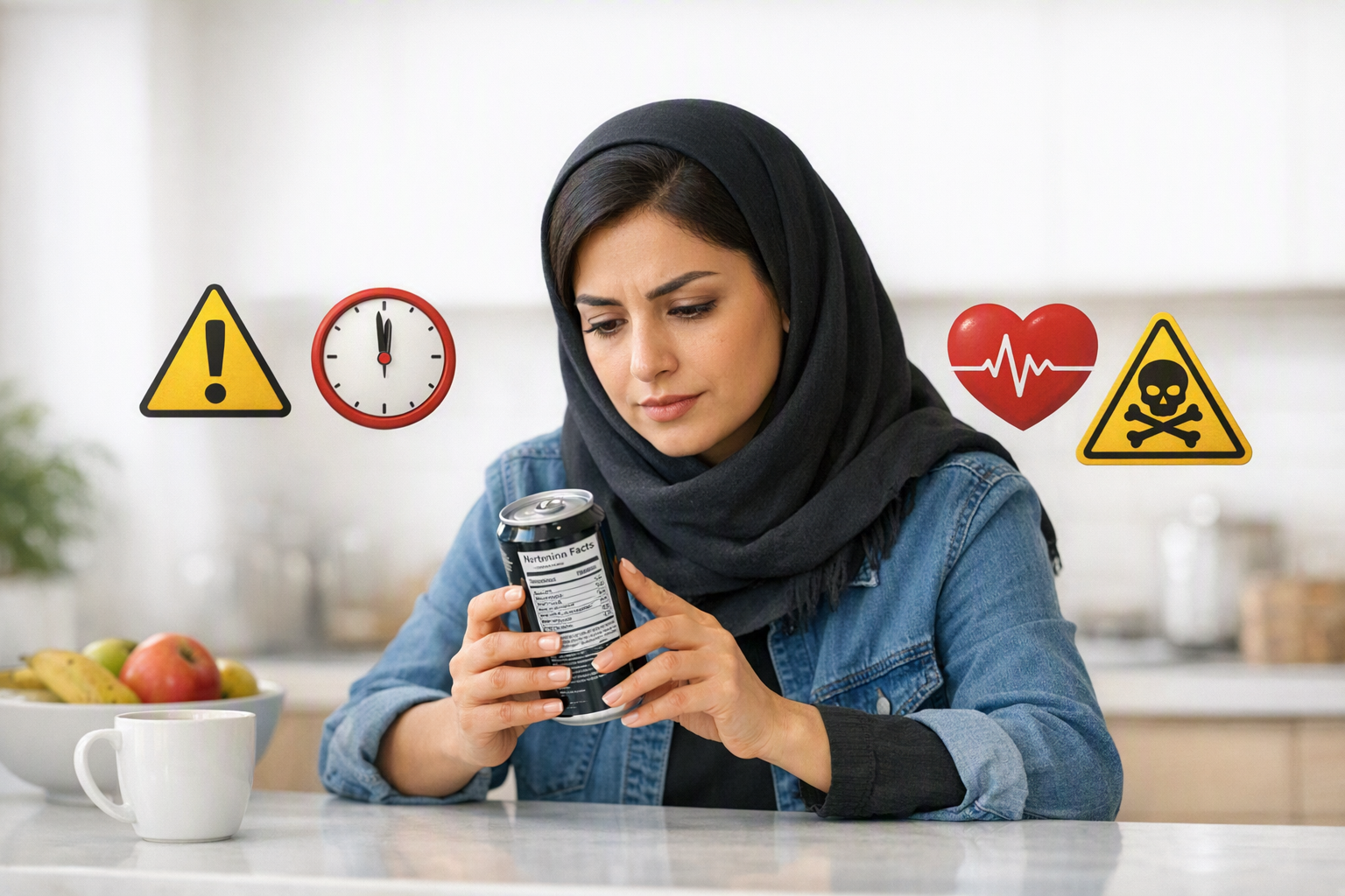 احتیاط در مصرف نوشابه انرژی زا